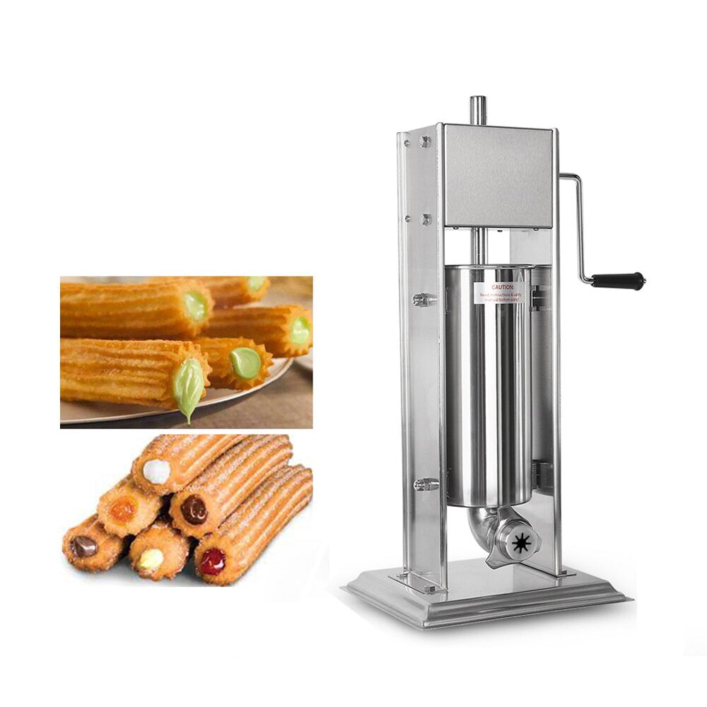 เครื่องทำขนมชูโรสแบบมือหมุน ปาท่องโก๋สเปน เครื่องทำขนม Manual Handheld Churros Maker รุ่น ITCM-17