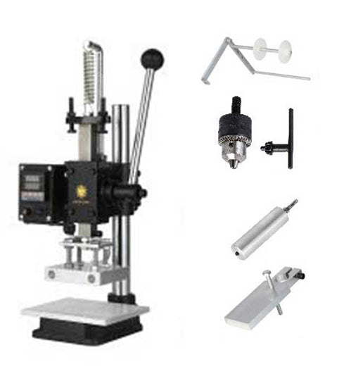 ชุดเครื่องปั๊มโลโก้ แบบมือโยก รุ่น JXY-SD160B จอแสดงผลดิจิตอล Set 3