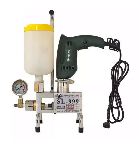 เครื่องอัดฉีดน้ํายาพียูโฟม PU Foam Injection เครื่องอัดฉีดน้ํายาอิพ๊อกซี่ high pressure grouting machine