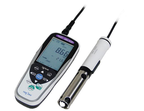 Conductivity Meter MM-41DP TOA DKK - Digital Water Quality Tester with High Accuracy, Temperature Compensation, and Easy-to-Read Display
