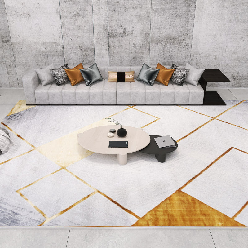 พรมห้องนั่งเล่น ขนนุ่ม ห้องรับแขก ปลายเตียง Light luxury carpet high-end ขนาด 1.6x2.3/2x2.9/2.4x3.4/3x4 เมตร