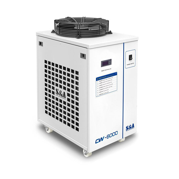 เครื่องทำความเย็นอุตสาหกรรม CW ซีรี่ส์ ขนาดเล็ก ระบบน้ำหล่อเย็น รุ่นไร้เสียง สำหรับฉีดพลาสติก