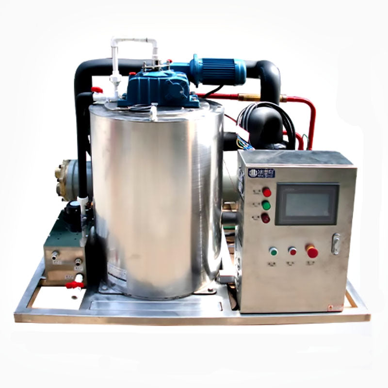 เครื่องทำน้ำแข็งเกล็ดสำหรับโรงงาน อุตสาหกรรม รุ่น DFI-3T ความจุสูง 3 ตันต่อวัน เหมาะสำหรับร้านอาหารและอุตสาหกรรมการผลิตน้ำแข็ง