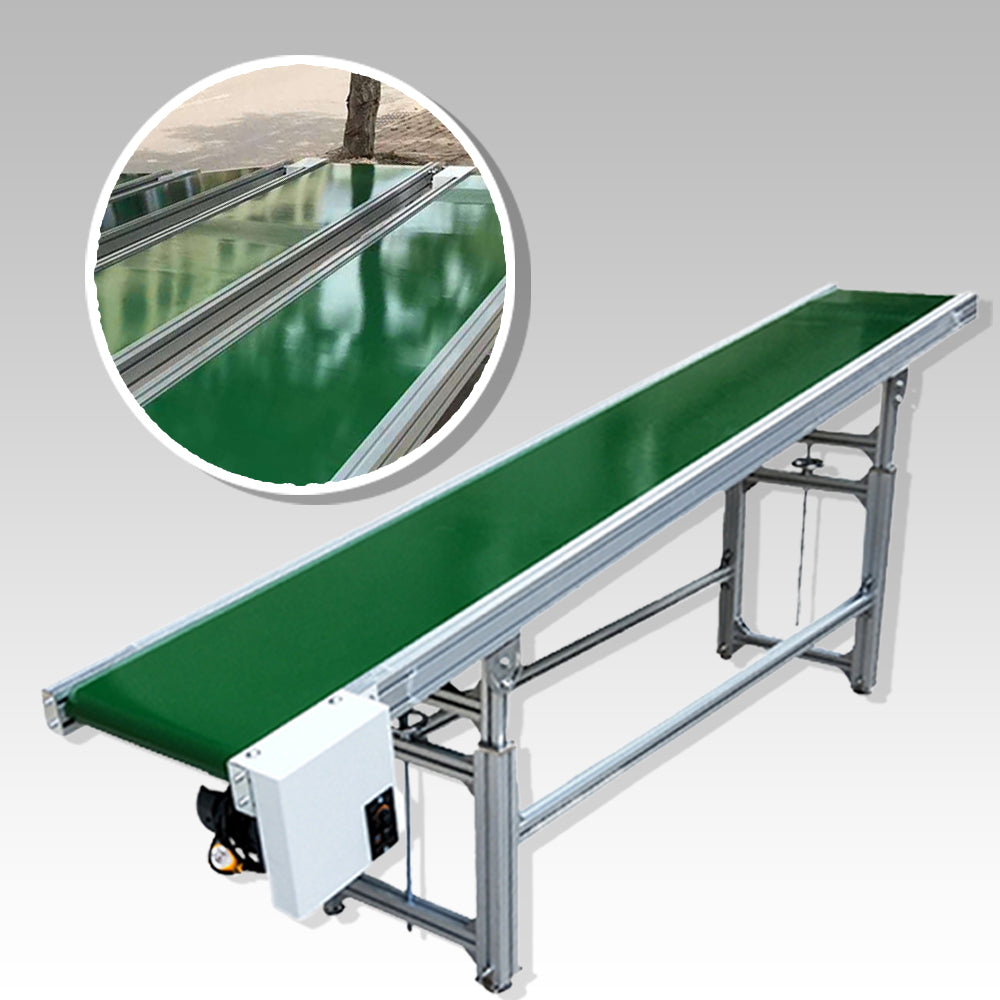 สายพานลำเลียง Belt Conveyor HP0005 PVC 2m หน้ากว้าง 300,500,400,600 มม.