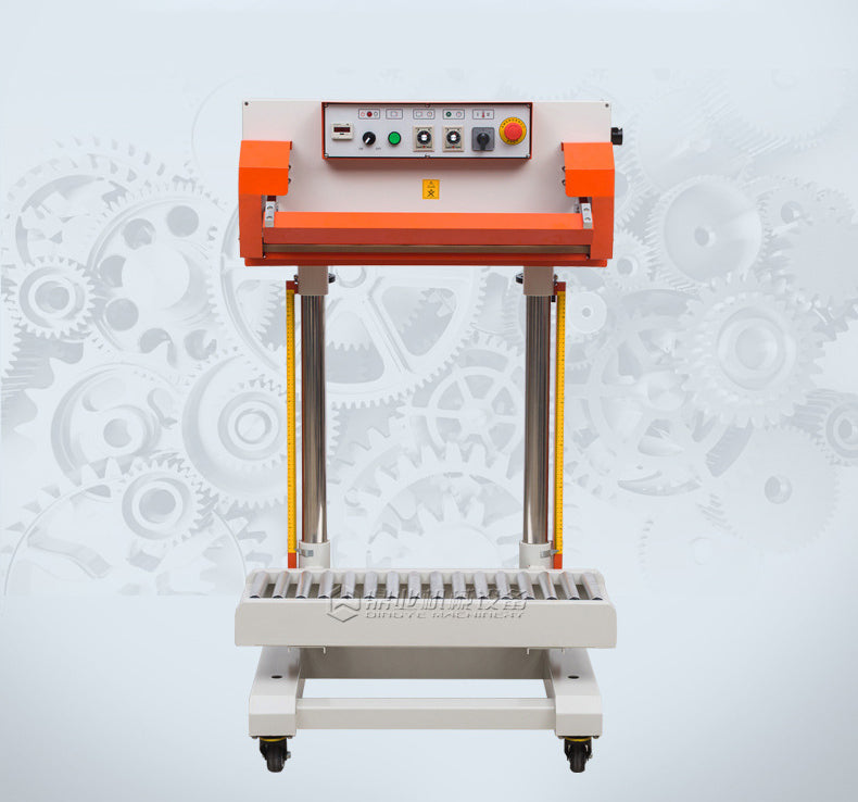 เครื่องซีลถุงกระสอบ แนวตั้ง QLF-700A ซีลกระสอบ น้ำหนักที่รองรับ 50 กิโลกรัม ต้องต่อปั๊มลม