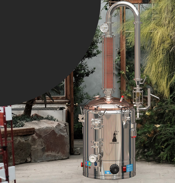 เครื่องกลั่นน้ำมันหอมระเหย Homemade oil extraction machine ระบบน้ำวน
