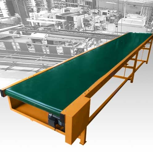 สายพานลำเลียงขาเหล็ก แสตนเลส ss201, ss304 สินค้าหนัก 100 kg ขึ้นไป iron / stainless steel Conveyor belt Machine Iron KD01