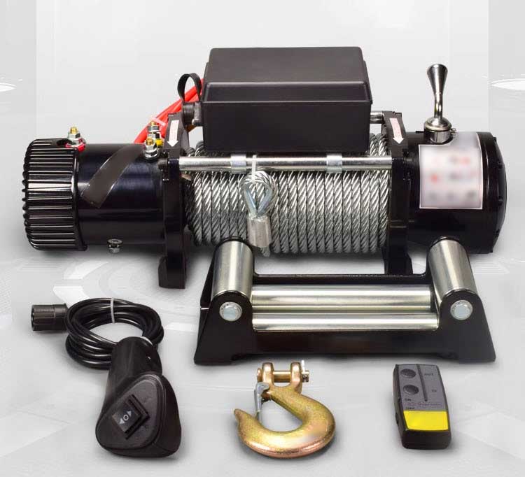รอกไฟฟ้า รอกสลิงไฟฟ้า Electric Winch 12v/24v รอกไฟฟ้าติดรถ รอกยกของ
