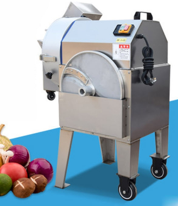 เครื่องหั่นผักไฟฟ้า อุตสาหกรรม Electric Vegetable Cutter 500W สำหรับหั่นผักผลไม้ ขนาดใหญ่ ใช้งานง่าย ทนทาน เหมาะสำหรับร้านอาหาร