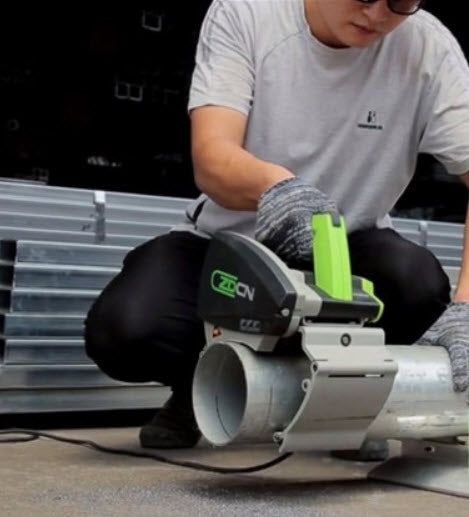 เครื่องตัดท่อไฟฟ้าสแตนเลส พีวีซี electric pipe cutting machine