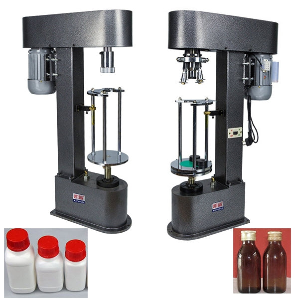 เครื่องปิดฝาเกลียวโลหะ พลาสติก แก้ว DK-50Z and DK-50D cap machine Semi-automatic plastic aluminum thread สูงไม่เกิน 20cm