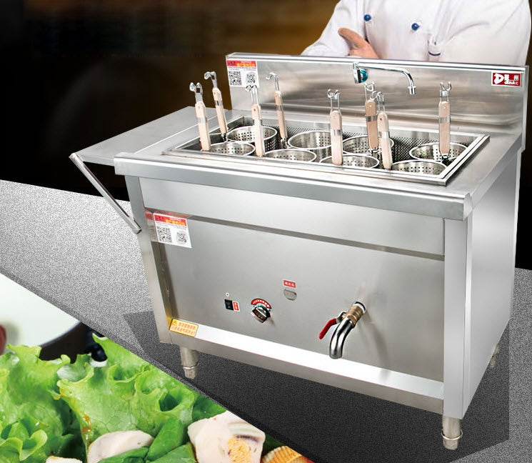 เครื่องลวกก๋วยเตี๋ยว electric noodle cooking stove 1500W, adjustable temperature, stainless steel design, perfect for home and restaurant use