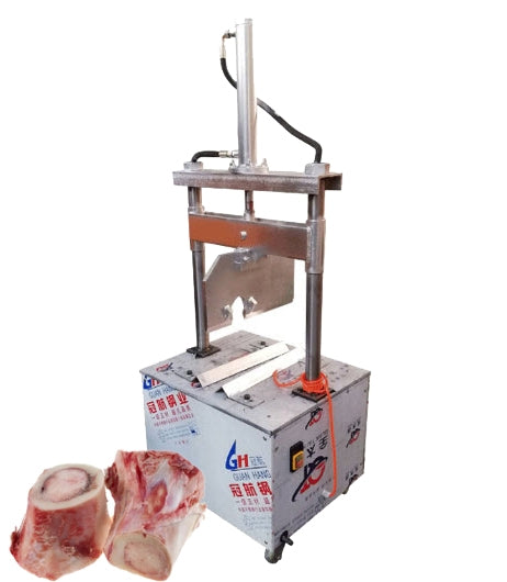 เครื่องตัดเนื้อ ระบบ Hydraulic กระดูก วัว หมู ไก่ Heavy Duty