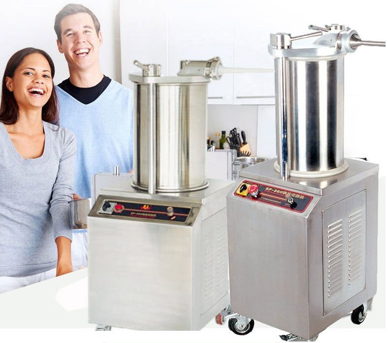เครื่องบรรจุใสกรอก กึ่งอัตโนมัติ sausage filling machine semi-automatic