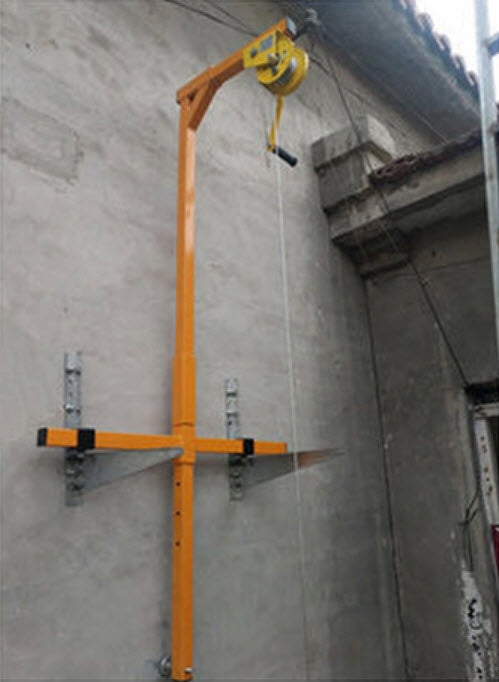 รอกมือหมุน ยึดผนัง Hoisting Portable Hand Winch สำหรับยกของหนัก ใช้งานง่าย แข็งแรงทนทาน เหมาะสำหรับงานก่อสร้างและอุตสาหกรรม