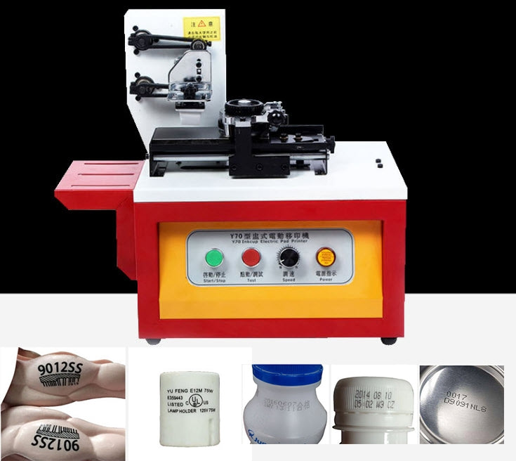 เครื่องปั๊มโลโก้ ปั๊มวันหมดอายุ วันผลิต electric ink coding machine Y70B