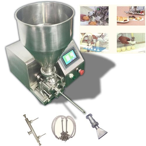 เครื่องบรรจุใส้ บรรจุครีมขนม mousse cake custard cream HZ-CT18 cream 1g filling machine