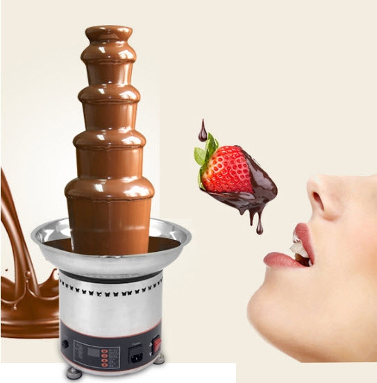 เครื่องทำช็อคโกแลต ฟองดูว์ น้ำตก Chocolate Fountain 3 ชั้น ขนาดใหญ่ สำหรับงานปาร์ตี้ สร้างสรรค์ของหวานอร่อยง่าย