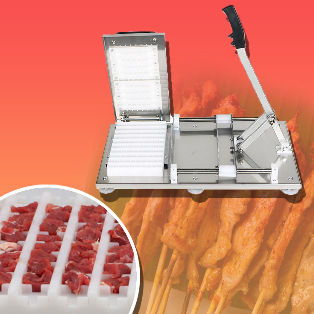เครื่องเสียบหมูปิ้ง Manual AYXSEE ขนาดเครื่อง 360 x 580mm ใส้กรอก สะเต๊ะ บาร์บีคิว ปลาหมึก