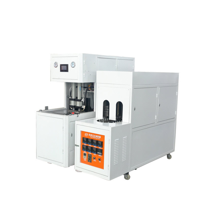 เครื่องเป่าขวด PET แบบ กึ่งอัตโนมัติ (2 ช่อง) Semi-Automatic Bottle Blowing Machine 800/Hr. 415V 50ml-2L