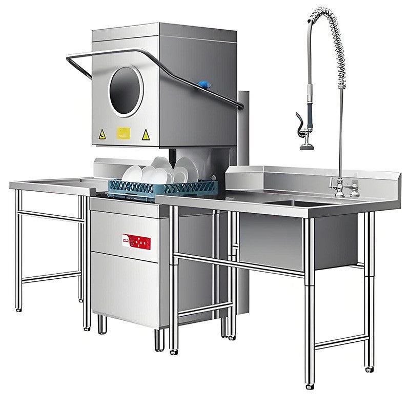 เครื่องล้างจานอัตโนมัติ Automatic Dishwasher 380V 9.83kW 95°C