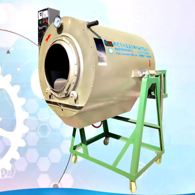 เครื่องคั่วใบชาแบบใช้แก๊ส Drum Type Herb Roasting Machine ขนาดถัง 70/90/100 ซม. 220V/380V