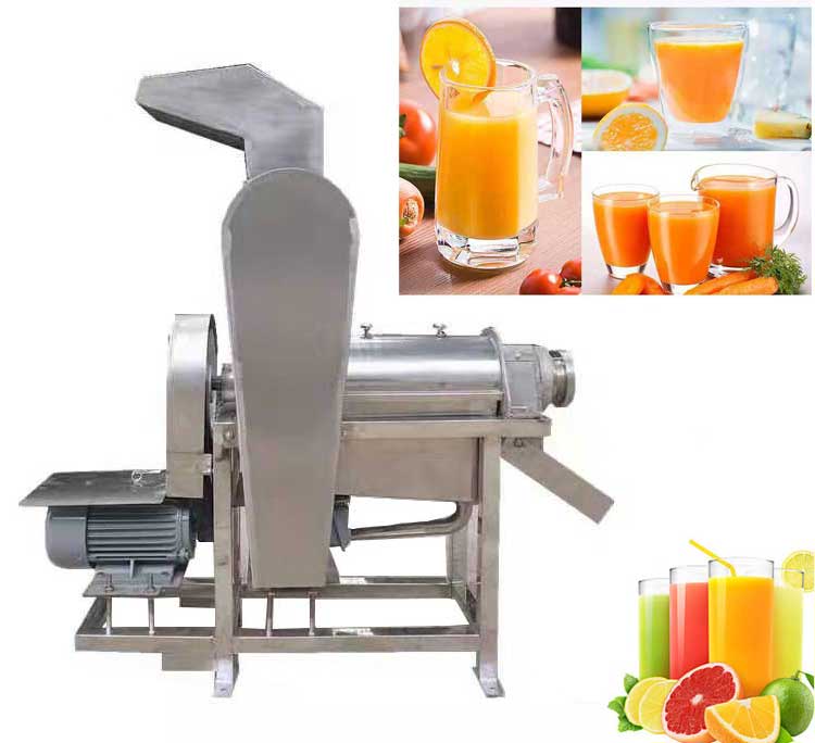 เครื่องคั้นน้ำผลไม้ขนาดใหญ่ Industrial Electric Juicer Processing เครื่องคั้นน้ำผัก ผลไม้