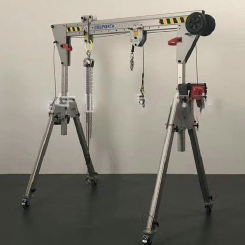 เครนขา A เฟรม ปรับได้ พกพาง่ายเบา ld-1014 20T Adjustable aluminum alloy gantry crane