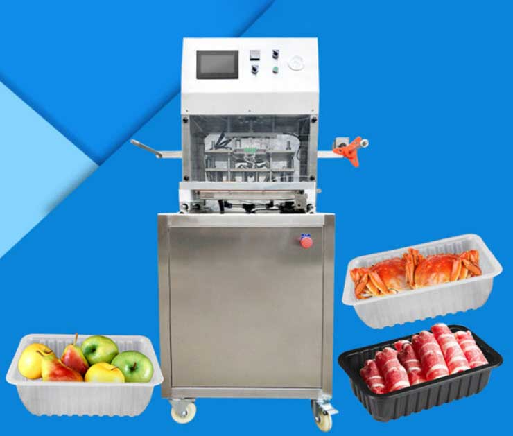 เครื่องซีลกล่อง แบบอัตโนมัติ ขนาดใหญ่ Automatic Box Sealing Machine ซีลกล่องอาหาร ซีลฝากล่อง