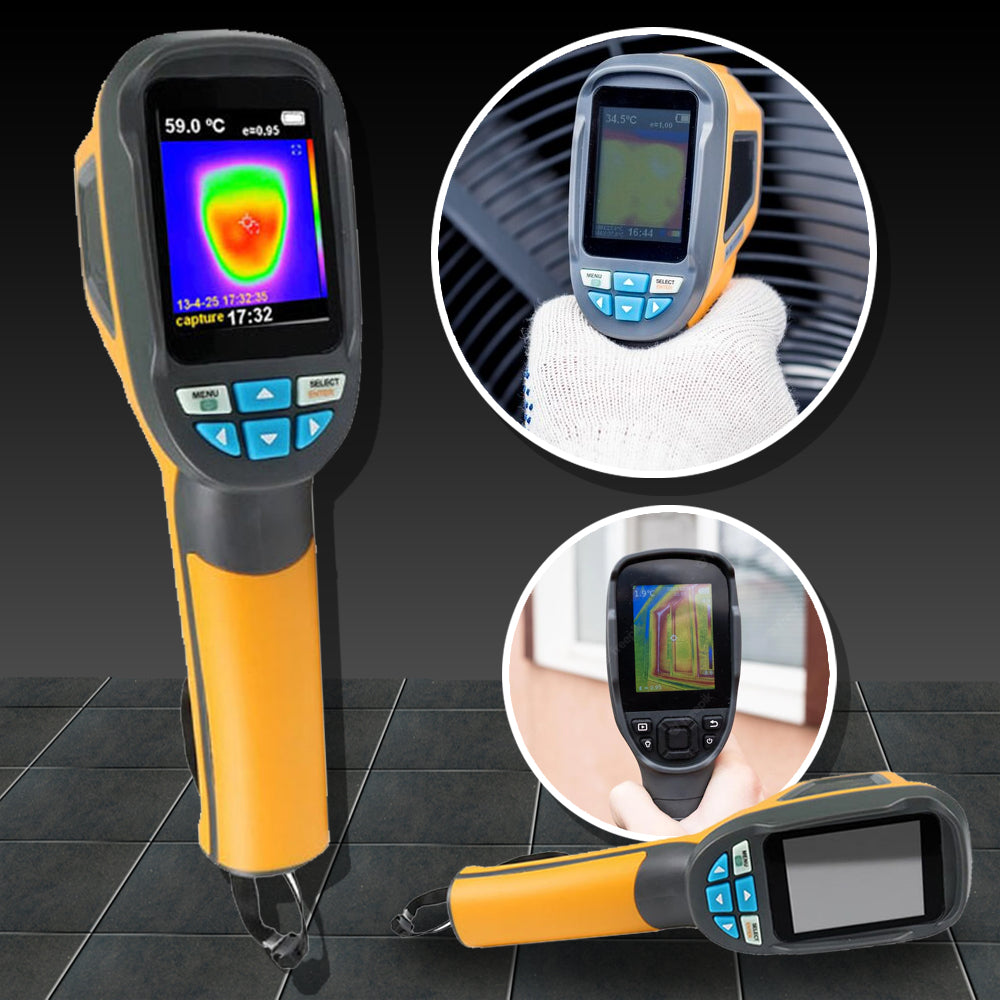 กล้องถ่ายภาพความร้อน Infrared Thermal Imager HT02D 6Hz 1024, High-Resolution Thermal Imaging, Ideal for Home Inspections and HVAC