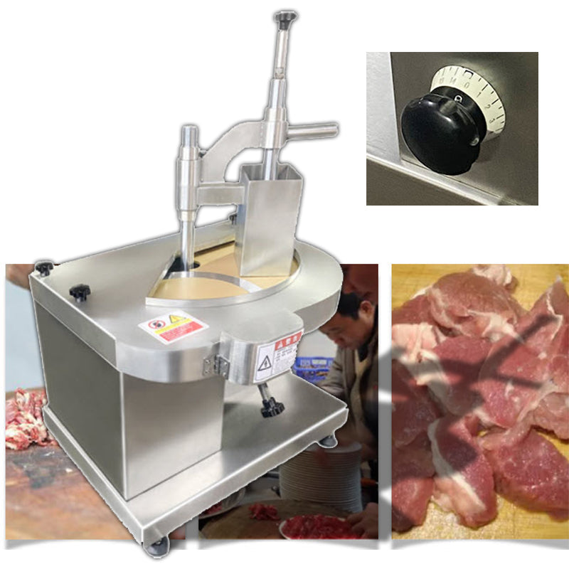 เครื่องหั่นหั่นเนื้อบาง ชาบู เนื้อติดมัน 240V KL-888 10-20inch 20-30inch 50-60inc hot pot Fresh meat slicer