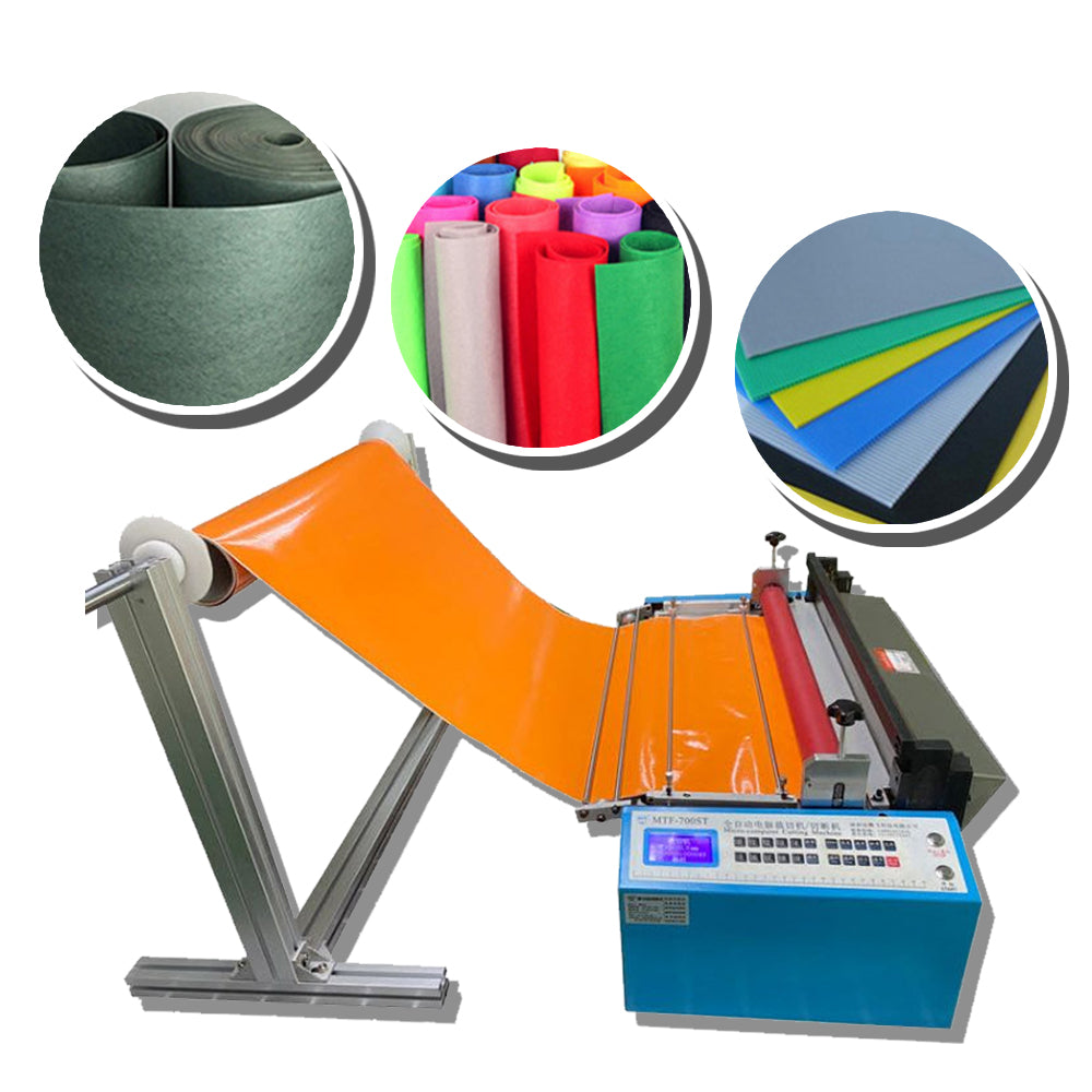 เครื่องตัด สติ๊กเกอร์ กระดาษ หน้ากว้าง Automatic PVC Plastic Sheet Cutting machine เครื่องตัดแผ่นพลาสติก