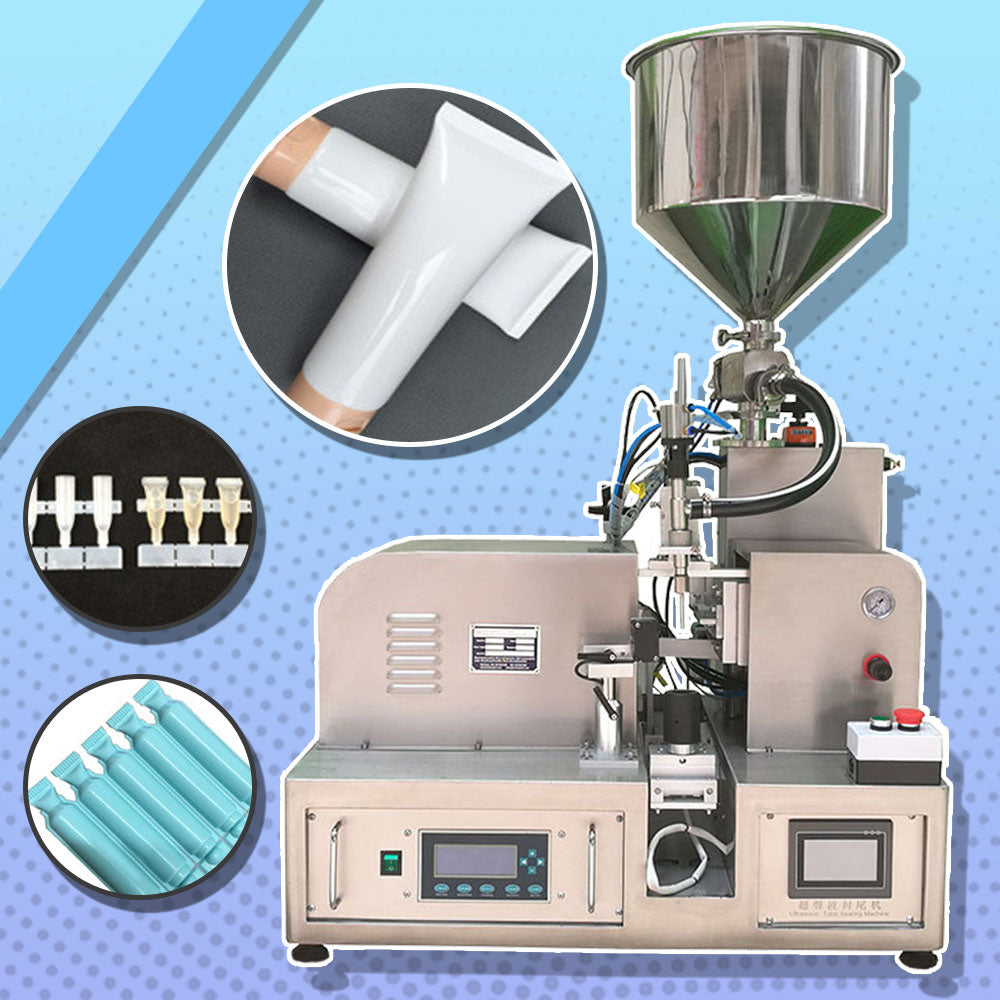 เครื่องบรรจุของเหลวหนืด พร้อมซีลหลอด LK-2020TF automatic filling and sealing machine 3-250ml