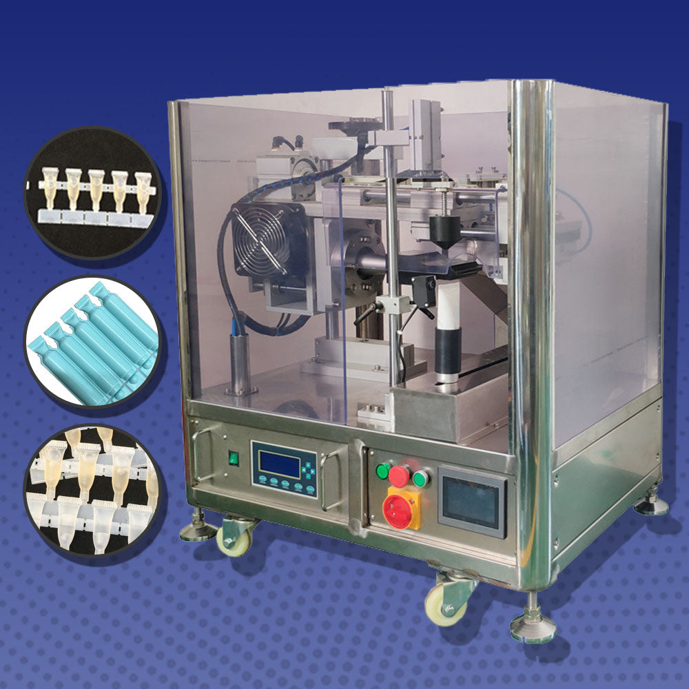 เครีองซีลหลอด 5 แถว Row Hose 5 เครื่องซีลแบบใช้แล้วทิ้งสำหรับหลอดอาหาร เครื่องซีลอัตโนมัติใช้งานง่าย