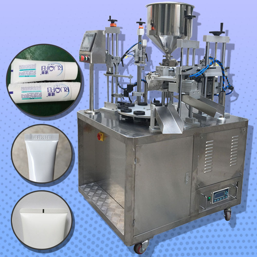 เครื่องบรรจุของเหลวหนืด พร้อมซีล LK-2015TTF liquid paste filling and sealing machine 350kg