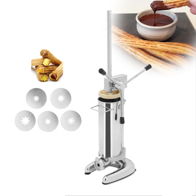 เครื่องทำขนมชูโรสแบบมือหมุน ปาท่องโก๋สเปน เครื่องทำขนม Manual Handheld Churros Maker รุ่น NP-299