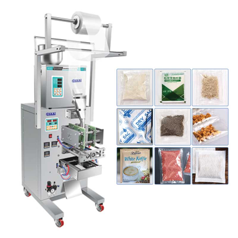 เครื่องบรรจุ ผง พร้อมแพ็คซอง แบบสี่ด้าน Automatic Quantitative Weighing and Packing Machine บรรจุผง ซีลซอง