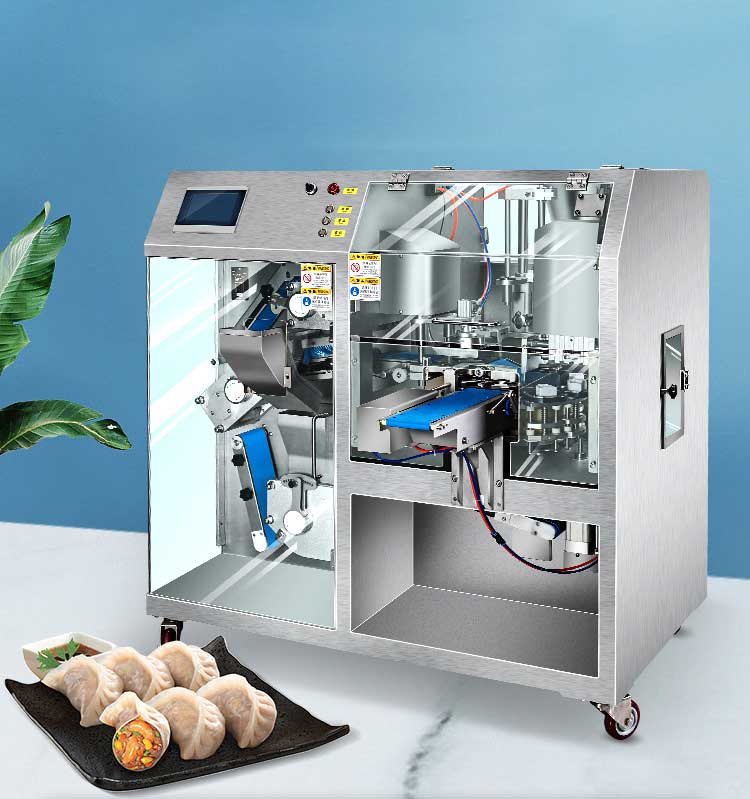 เครื่องห่อแป้ง ใส่ไส้ อัตโนมัติ Automatic Dumpling Making Machine รุ่น JGB-10 เครื่องห่อเกี๊ยว ฮะเก๋า