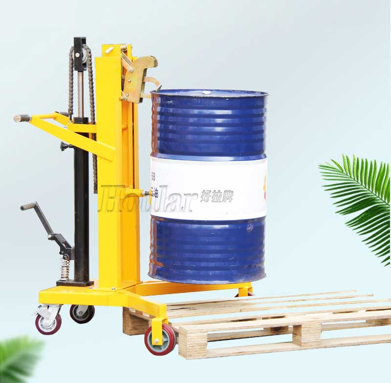 เครื่องยกถังเหล็ก ระบบเท้าเหยียบ รุ่น DTF3450 Hydraulic Oil Drum Truck Drum