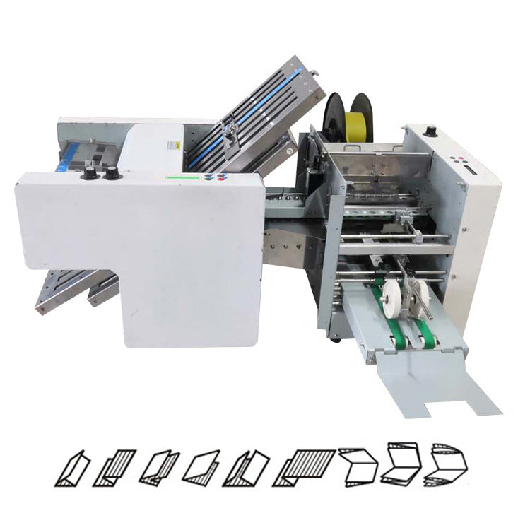 เครื่องพับกระดาษอัตโนมัติ Automatic Manual Paper Folding Machine รุ่น DSO-JB03-4 A3/A4 128g แบบตั้งโต๊ะ