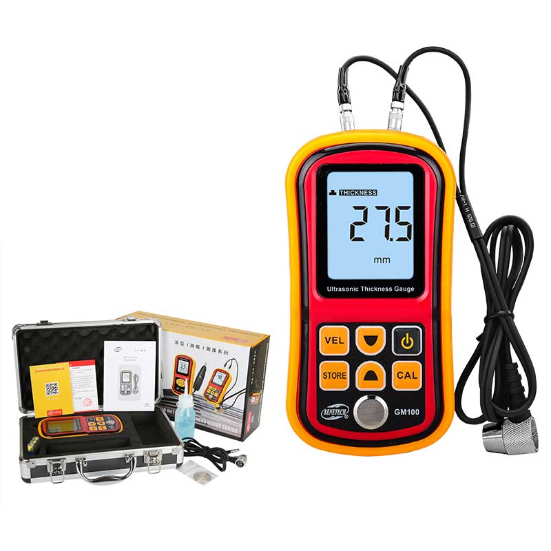เครื่องวัดความหนาเหล็ก Ultrasonic Thickness Gauge ระบบอัลตร้าโซนิก รุ่น GM100/100+/130