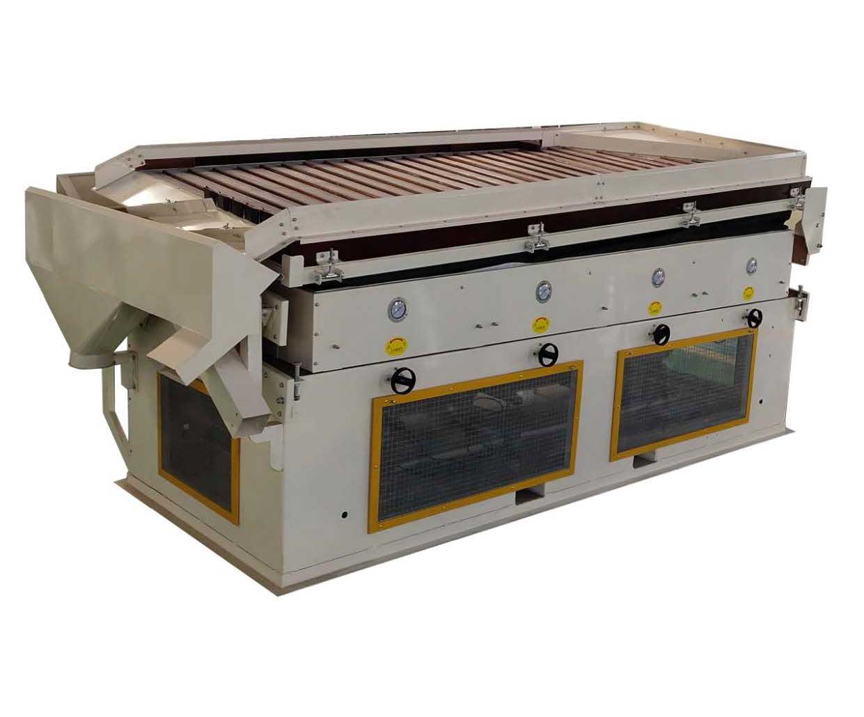 เครื่องคัดแยกน้ำหนัก ระบบความถ่วยจำเพาะ Gravity Separator เครื่องคัดแยกแรงโน้มถ่วง คัดแยกเมล็ดกาแฟ คัดแยกถั่ว