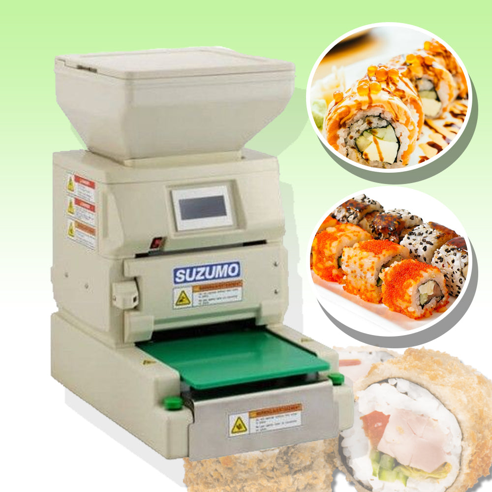 เครื่องม้วนซูชิโรล 220V โถใส่ข้าว 7.5kg seaweed roll sushi machine