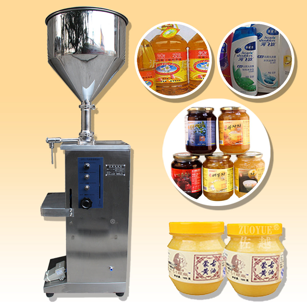 เครื่องบรรจุแนวตั้ง GFA 1-30 bottles/min vertical pneumatic paste liquid filling machine