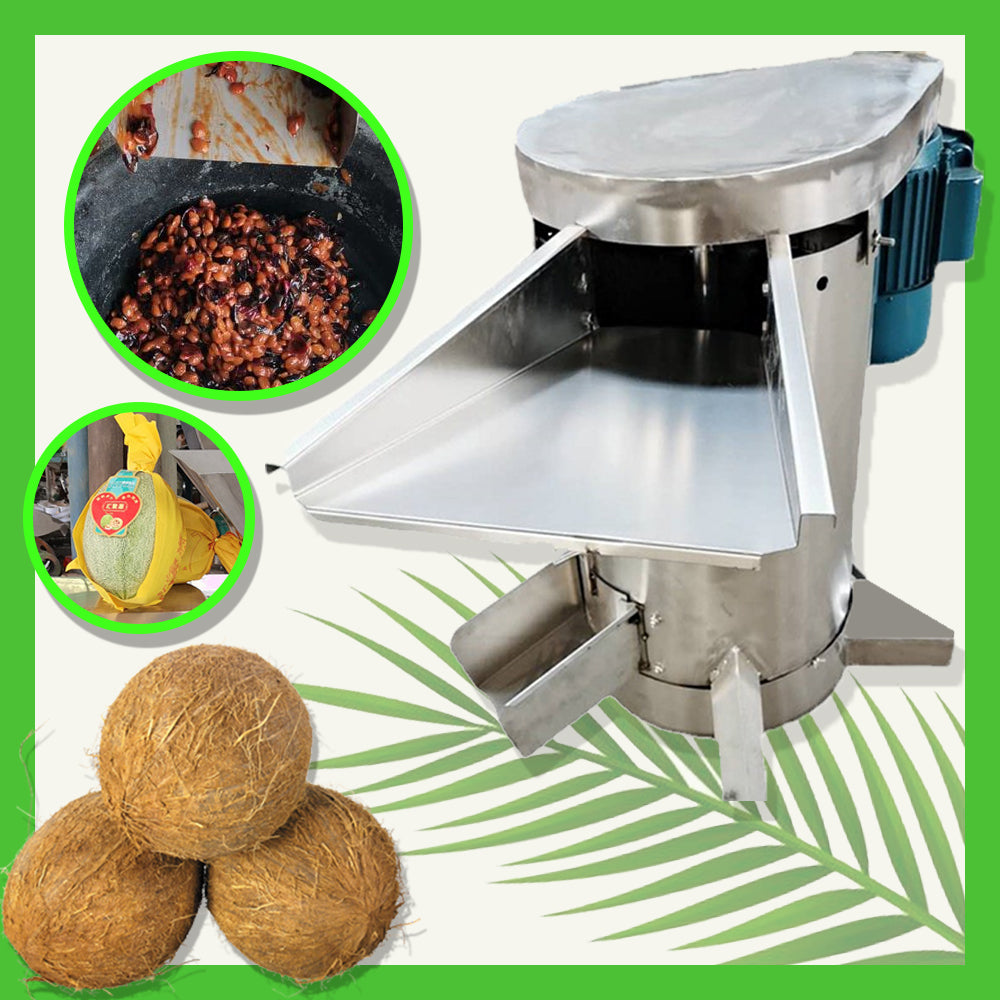 เครื่องคั้น แยกกาก Stainless steel screw crushing juicer 1.5kw 85kg 380V