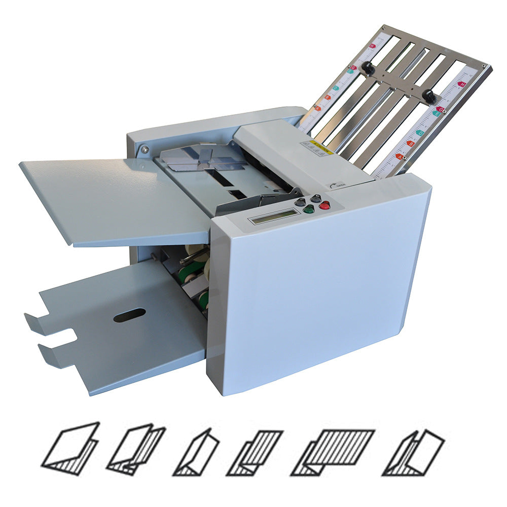เครื่องพับกระดาษอัตโนมัติ Automatic Manual Paper Folding Machine รุ่น DSO-JB01-2 A4 แบบตั้งโต๊ะ