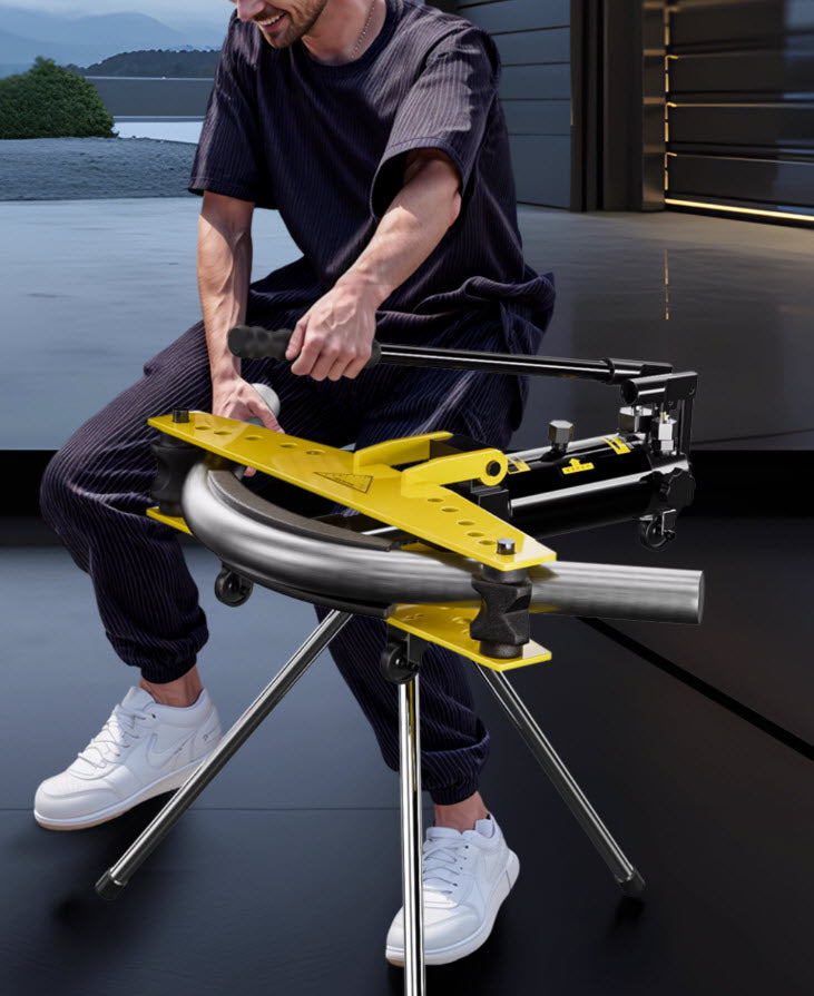 เครื่องดัดท่อแป๊ป ดัดปลอกเสา ท่ออลูมิเนียม 10mm ถึง 4 นิ้วSWG-12345 inch manual pipe bender