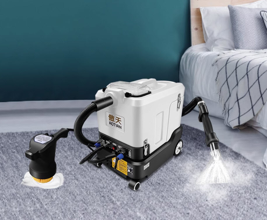 เครื่องซักพรม ซักผ้าม่าน มีหัวปั่น และ สเปรย์แล้วดูดกลับ รุ่น 11L, 13L Carpet Cleaning Machine 3200W DQ-01A 28000Pa
