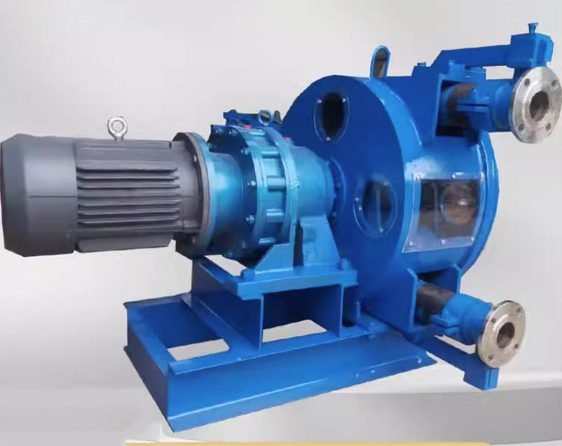 ปั๊มดูดโคลน Industrial hose pump viscous liquid for heavy-duty applications, high efficiency, durable design, ideal for construction and mining use