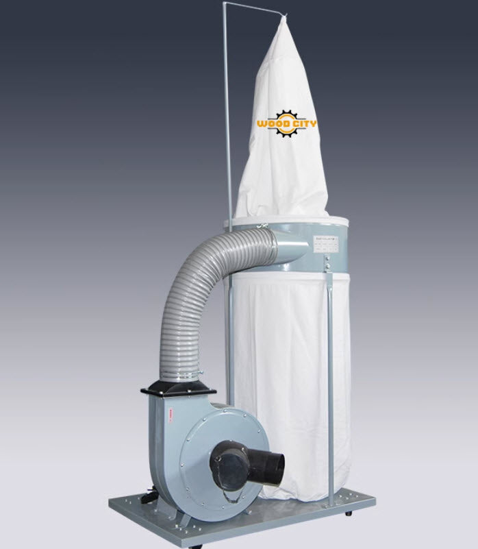 เครื่องดูดฝุ่นเศษไม้ 220V 1.5kw woodworking single and double-cylinder woodworking vacuum cleaner